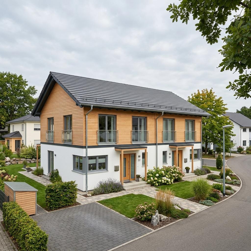 Bärenhaus Doppelhaus Fjord Duo 126 – Richtwert Bärenhaus Doppelhaus Fjord Duo 126 – Villa, Richtwert pro m²
