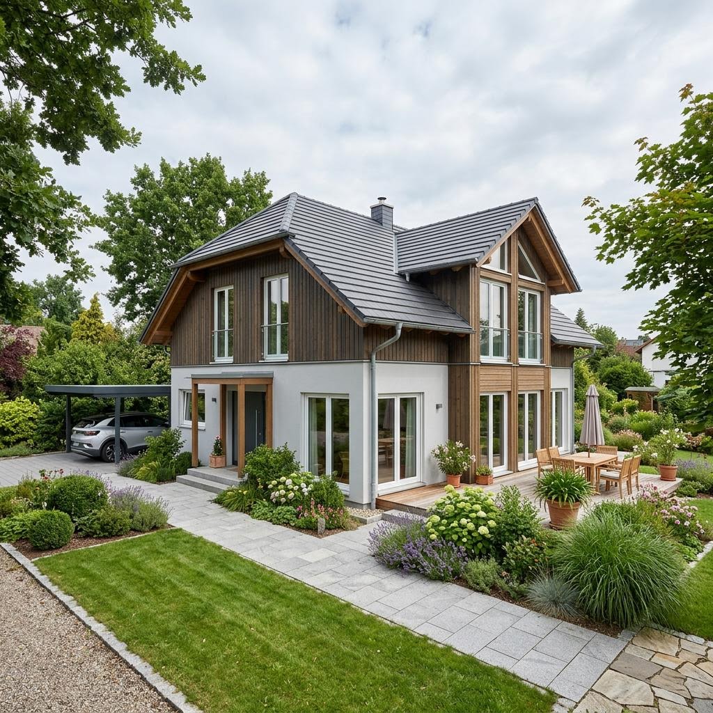 Mehrgenerationenhaus Mehrgenerationenhaus Kajüte Generation 238 von Bärenhaus — Krüppelwalmdach, 238 m²