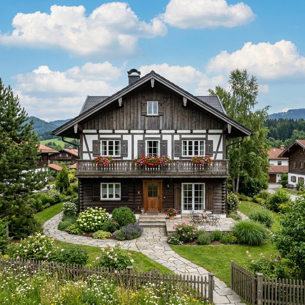 Chalet Chalet Zugspitze 165 von Fullwood Wohnblockhaus — Blockhaus aus Blockbohlen mit rund 165 m²