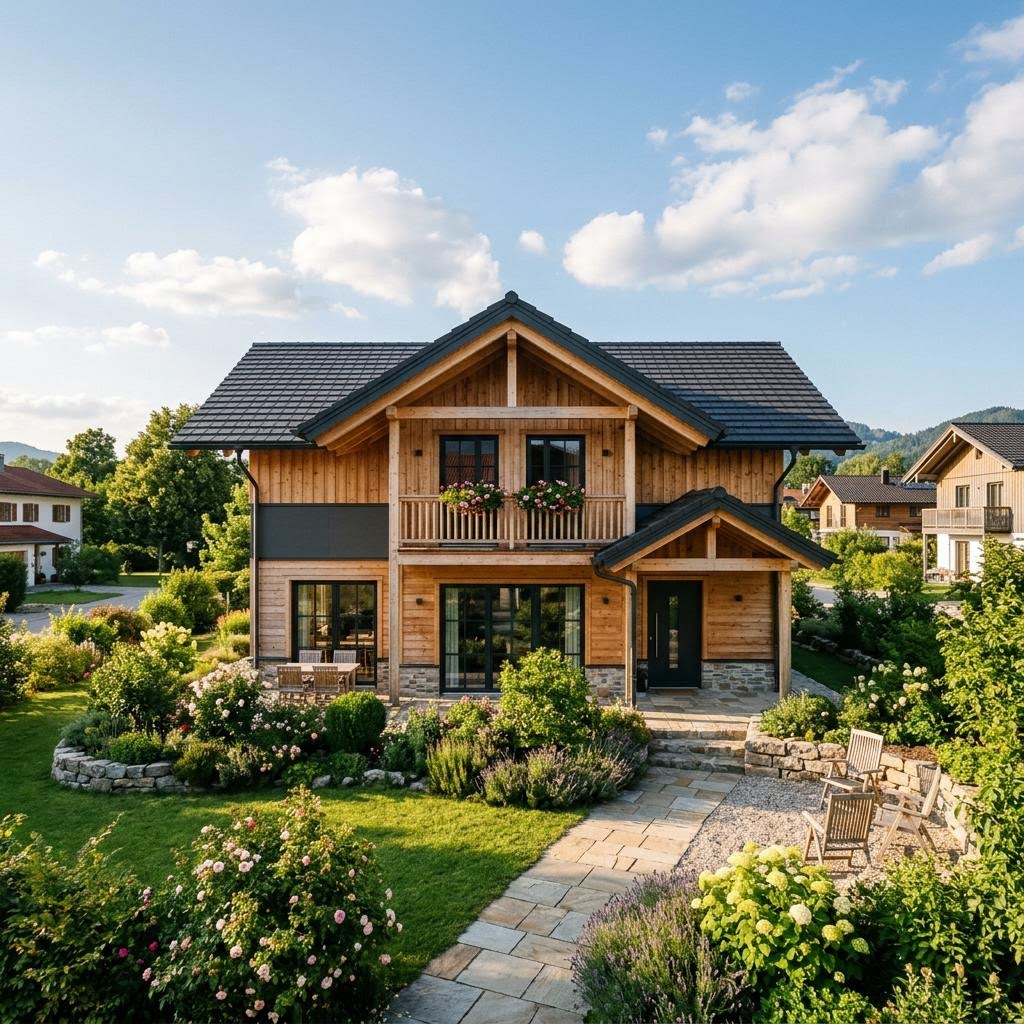 Chiemgauer Holzhaus Chalet Geigelstein – Richtwert Chiemgauer Holzhaus Chalet Geigelstein – Villa, Richtwert pro m²