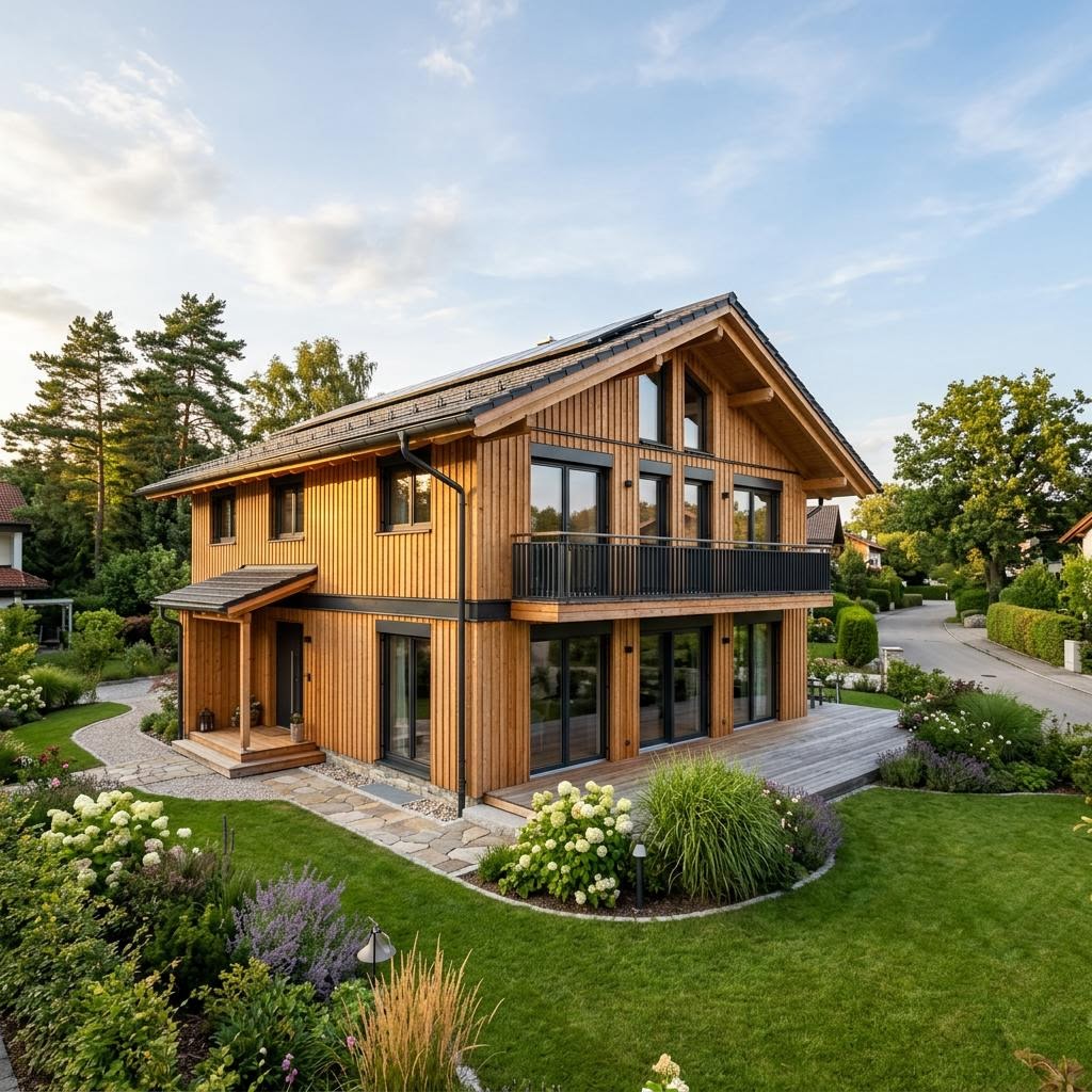 Chiemgauer Holzhaus Chalet Kampenwand – Richtwert Chiemgauer Holzhaus Chalet Kampenwand – Villa, Richtwert pro m²