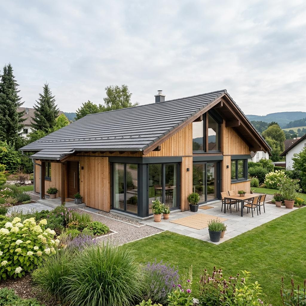 Frammelsberger Holzhaus Holz-Bungalow Schwarzwald 110 – Richtwert Frammelsberger Holzhaus Holz-Bungalow Schwarzwald 110 – Villa, Richtwert pro m²