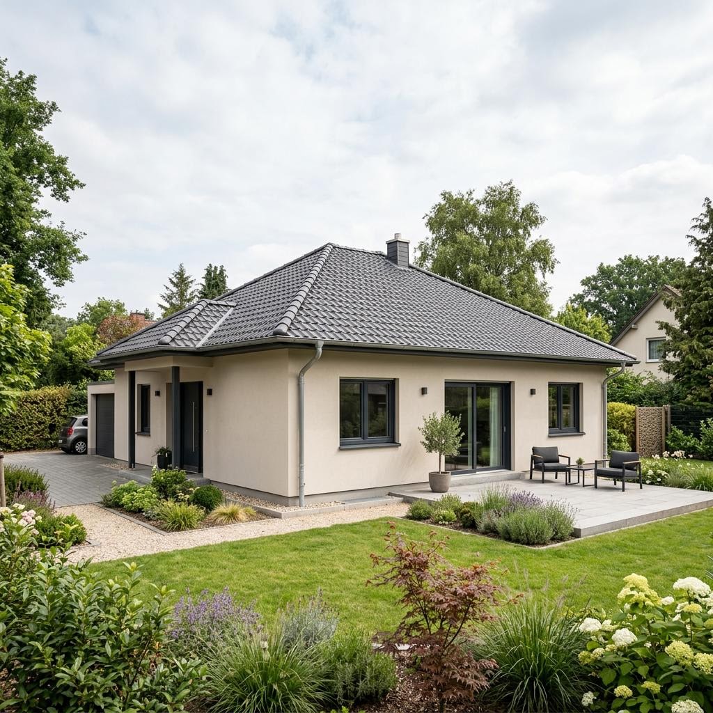 HELMA Eigenheimbau Bungalow Massivklar 122 – Richtwert HELMA Eigenheimbau Bungalow Massivklar 122 – Villa, Richtwert pro m²