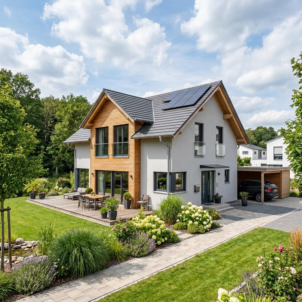 GRIFFNER Classic von GRIFFNER Holzhaus GRIFFNER Classic von GRIFFNER — Designhaus mit Satteldach und Holzbauweise