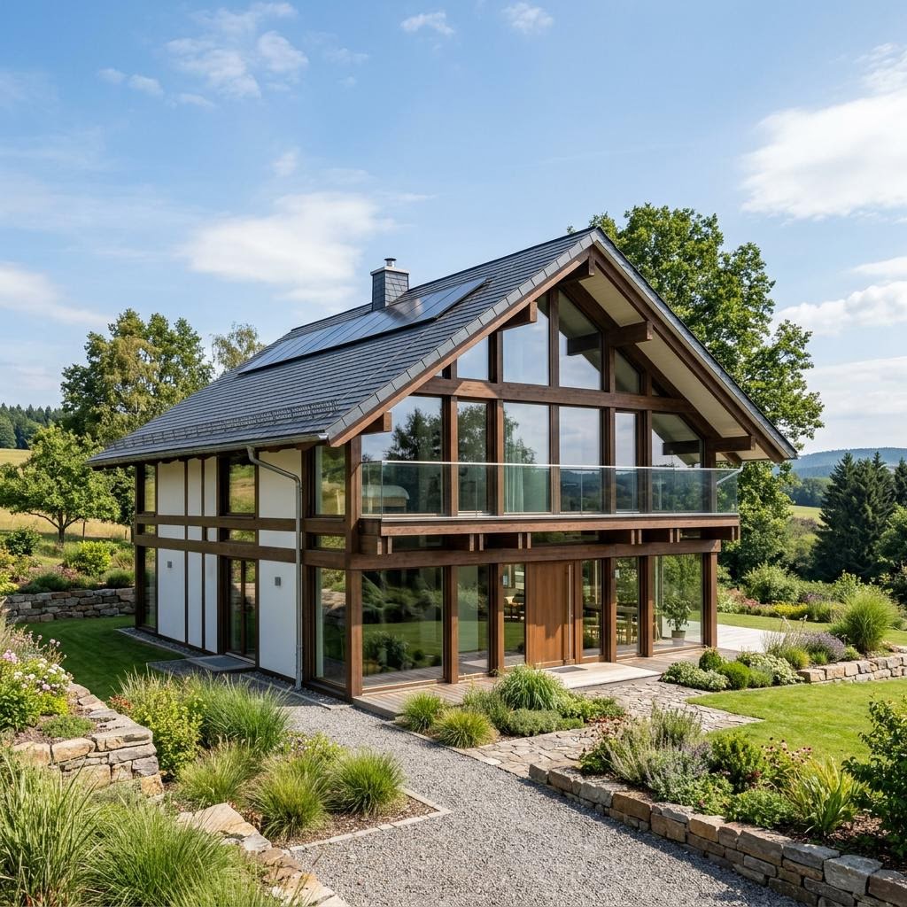 KD-Haus Modernes Fachwerkhaus – Richtwert KD-Haus Modernes Fachwerkhaus – Villa, Richtwert pro m²