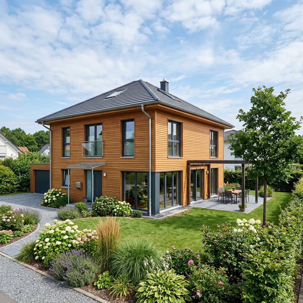 Stadtvilla Stadtvilla K12 von KAMPA — Fertighaus mit rund 196 m²