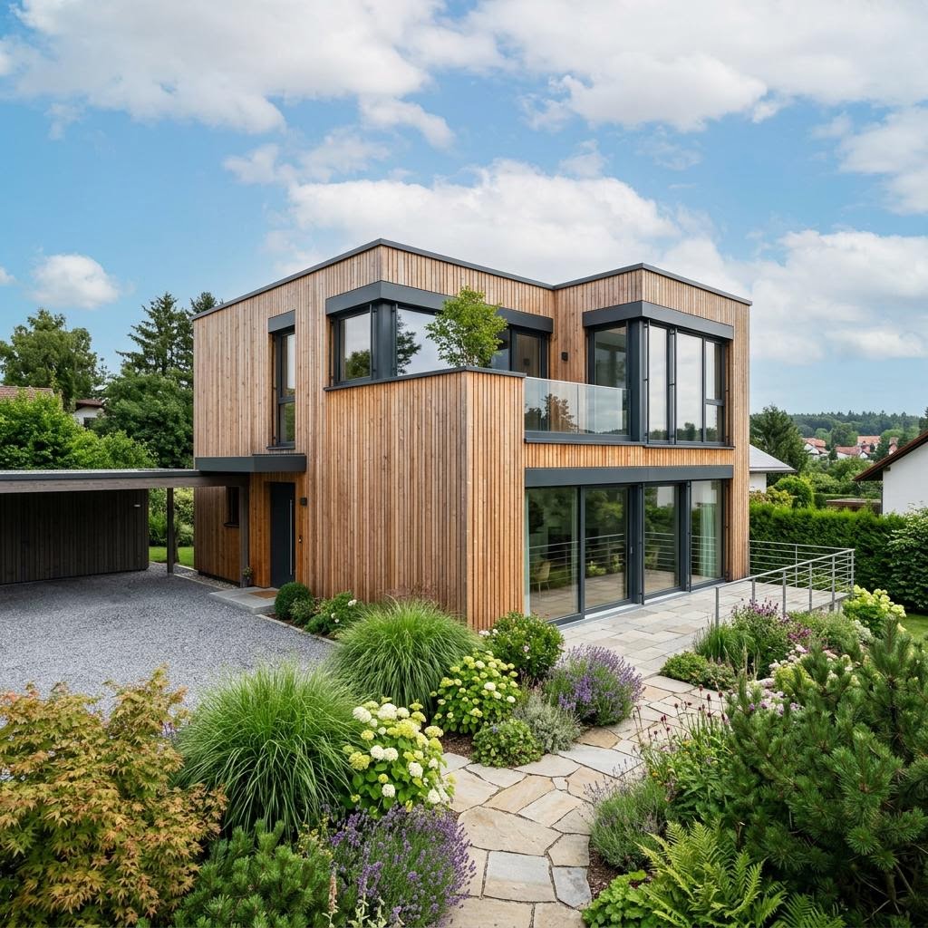 Kubushaus Kubus Arte 176 von GRIFFNER — Holzhaus mit rund 176 m²
