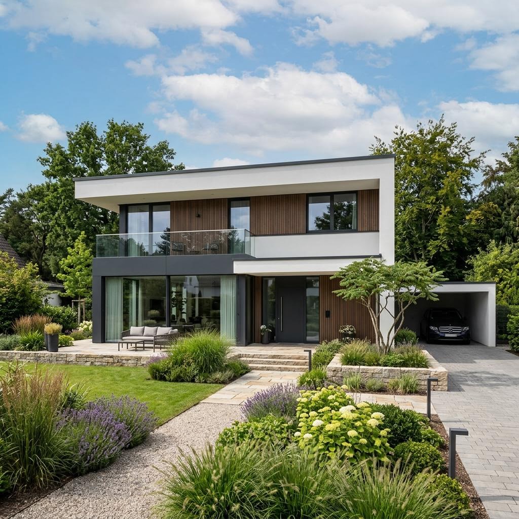 Luxusvilla & Designerhaus ART 3 Beispiel 4 von HUF HAUS — Fertighaus mit rund 172 m²